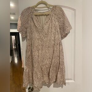 Rails, leopard print dress, size small